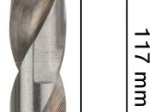 Grąžtas metalui BOSCH HSS-G, DIN 338, 8 × 75 × 117 mm