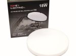 LED šviestuvas TOPE Rio, 18W, 3000/4000/6000K, 1627 lm, IP54, virštinkinis, apvalus, baltos sp., matmenys 280 x 50 mm, 6004000077