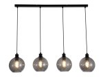 Pakabinamas šviestuvas SEARCHLIGHT Radiance, E27, 4 x 60W, 230V, 1100 x 200 x 300 mm, maksimalus aukštis 1200 mm, 44520-4SM