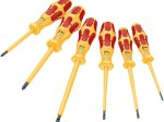 6-ių atsuktuvų rinkinys elektrikui WERA, Kraftform VDE 1060 i/1062 i/6 PZ