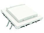 Kištukinis lizdas TOPE Bora, 1 vietos, įleidžiamas, baltos sp., su įžeminimu, IP44, 16 A, 250 V, 500900016