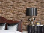 Viniliniai tapetai GRANDECO Durham Brick 173401, 0,53 x 10,05 m
