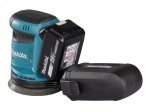 Akumuliatorinis ekscentrinis šlifuoklis MAKITA DBO180Z, 18V, be akumuliatorių ir kroviklio