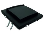 Kištukinis lizdas TOPE Bora, 1 vietos, įleidžiamas, juodos sp., su įžeminimu, IP44, 16 A, 250 V, 500900038