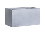 Keraminis lauko vazonas Grau II, pilkos sp., 79 x 37,5 x 37,5 cm.