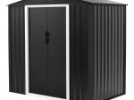 Metalinis sandėliukas HATIS, 4,61 m2, antracito spalvos