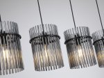 Pakabinamas šviestuvas SEARCHLIGHT Swizzle, E27, 4 x 60W, 230V, 1110 x 200 x 300 mm, maksimalus aukštis 1200 mm, 55620-4SM