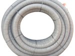PVC drenažo vamzdis WAVIN, d80/92 su geotekstilės filtru, 50m, 103410852