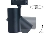 Kryptinis šviestuvas ant bėgelio DPM X-LINE STR-3XGU10-B, GU10, 3 x 60W, 230V, juodos sp., 1000x60x117 mm
