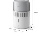 Oro drėkintuvas PHILIPS HU5710/00, 230 x 233 x 378 mm, 4,5 l, baltos sp.