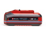 Akumuliatorius EINHELL PXC+ 18V 4,0 Ah SEALED, korpusas apsaugotas nuo dulkių, korozijos ir mechaninių pažeidimų