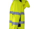 Striukė LAHTI PRO, su atsegamomis rankovėmis, gero matomumo, geltona spalva, 2XL dydis, CE
