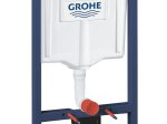 Klozeto rėmas GROHE 3-in-1, aukštis 1130 mm, komplekte mygtukas Arena Cosmopolitan, chromo spalvos, tvirtinimai, 38981000