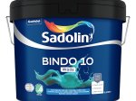 Vandeniniai vidaus dažai SADOLIN Bindo 10, 9 l, BW bazė, balti, plaunami