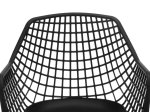 Kėdė 4LIVING Bohemia Net, 57 x 86 x 57 cm, juodos sp.