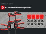 Greito tvirtinimo varžtų rinkinys terasinėms lentoms BESSEY