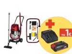 Akumuliatorinis dulkių siurblys EINHELL TE-VC, 36/30 Li S  Solo,18 V, Li-ion, siurbimo galia 150 mbar, garso slėgio lygis 76 dB (A), talpa 30 l, svoris 8,08kg, be akumuliatoriaus ir kroviklio