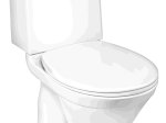 Klozetas GUSTAVSBERG Nordic 3, pastatomas, horiz. nuotakas, 3/6L, su kietu dangčiu, kilmės šalis Švedija