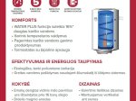 Kombinuotas vandens šildytuvas ARISTON Pro1, R 80VTD Talpa 80 L, vertikalus, dešininis pajungimas