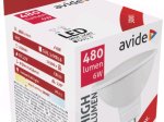 LED lempa AVIDE, 6W (=40W), GU5.3, WW, 3000K, 12V, 120°, Alu+Plastic, 480 lm, 25.000 val.
