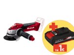 Akumuliatorinis kampinis šlifuoklis EINHELL TE-AG 18, 18 V, Li-ion, be akumuliatoriaus