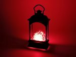 Žibintas Židinys, su LED, 7 x 12,5 cm