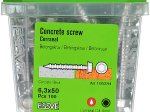 Betonsraigčiai ESSVE CorrSeal, 6,3 x 50 mm, 100 vnt. 