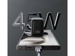 Telefono įkroviklis AUKEY, 45W, USB-C, PD, tamsiai pilkos sp., LLTSEUN1054997VN