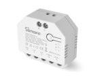 Išmanusis jungiklis SONOFF Dual R3 Lite, 100-240VAC, max 3300W, Wi-Fi, valdomas programėle, išorinis jungiklio valdymas tiek variklio, tiek jungiklio režimu.