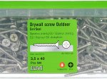 GKP sraigtai laukui su grąžteliu į metalą ESSVE, 3,5 x 40 mm, C4 CorrSeal, 500 vnt.