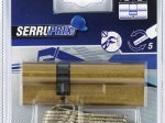 Spynos cilindras SERRUPRIX Tiger 6, 5 raktai, žalvarinis, 60x30 mm, 216609