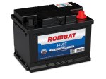 Akumuliatorius ROMBAT Pilot, 12 V, 55 Ah, 450 A, LB2, 242 x 175 x 175 mm