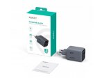 Telefono įkroviklis AUKEY, 67W, 2xUSB-C, 1xUSB, PD, tamsiai pilkos sp., LLTSEUN1055089VN