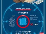 Universalus karbido pjovimo diskas BOSCH Multi-Purpose, 125 x 1 mm