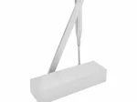 Durų pritraukėjas DORMA, TS83, balta spalva, su alkūne