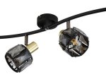 Kryptinis šviestuvas GLOBO Iniana, E14, 4 x 40W, 230V, aukso sp., 700x315x180 mm