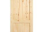 Medžio masyvo durų varčia MANOEL MARCHETTI, su išpjova spynai ir rankenai,Duo, spl. natūrali šakota pušis, matmenys 2020x800x35 mm