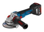 Akumuliatorinis kampinis šlifuoklis BOSCH Professional GWS, 18V-10 SC (2x ProCORE18V 5.5Ah), 18V, 125 mm, lagaminas, 06019G340E