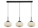 Pakabinamas šviestuvas SEARCHLIGHT Lumina, E27, 3 x 60W, 230V, 1040 x 240 x 320 mm, maksimalus aukštis 1300mm, 10271-3BK