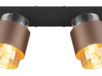 Kryptinis šviestuvas GLOBO Milley, E27, 4 x 40W, 230V, matinės bronzos spalvos, 650 x 100 x 125 mm, 15560-4C