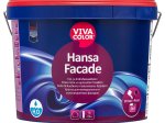 Mineralinių fasadų dažai VIVACOLOR Hansa Facade, 9 l, LA bazė, balti, visiškai matiniai