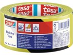 Įspėjamoji juosta TESA, 50 mm x 33 m, geltonos-juodos sp., grindų žymėjimui