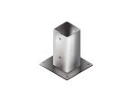 Kolonų atrama XIDO, uždara su plokšt, 50x50/150x150, 70004