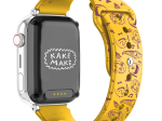 Išmanusis laikrodis-telefonas Kakė Makė, palaiko 4G ryšį, GPS, Wi-Fi, atsparus vandeniui, 1.85" ekranas, atparus vandens purslams, IP65, geltona sp.