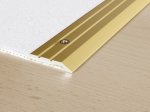 Aliumininė grindų juostelė HESORA H 01 D1, 3.0 x 180 cm,  mat.aukso spalvos, kilmės šalis ES