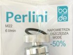 Pasukamos galvos aeratorius PERLINI P-2021, 22F, srautas 6 l / min. su gumine tarpine, chromas