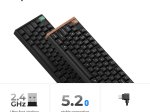 Belaidė žaidimų klaviatūra KEYCHRON K10 HE, 100% mechaninė, baltos sp., K10H-Q1