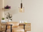 Pakabinamas šviestuvas SEARCHLIGHT Sweden, E27, 1 x 60W, 230V, 200 x 220 x 350 mm, maksimalus aukštis 1200 mm, 88910-1MO