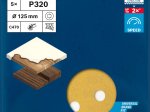 Šlifavimo lapeliai BOSCH C470, D=125 mm, K320, 5 vnt.