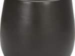 Lauko vazonas, juodos sp., 37,5 x 37,5 x 32,5 cm.